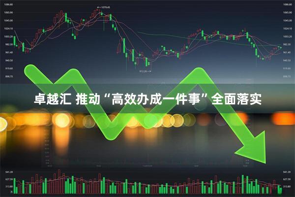卓越汇 推动“高效办成一件事”全面落实
